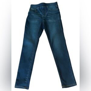 Jumping Beans Dark Wash Pull On Skinny Jeans High Rise Stretch Y2K Girls Size 8